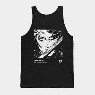 Drab Majesty / Minimalist Graphic Artwork Design Tank Top